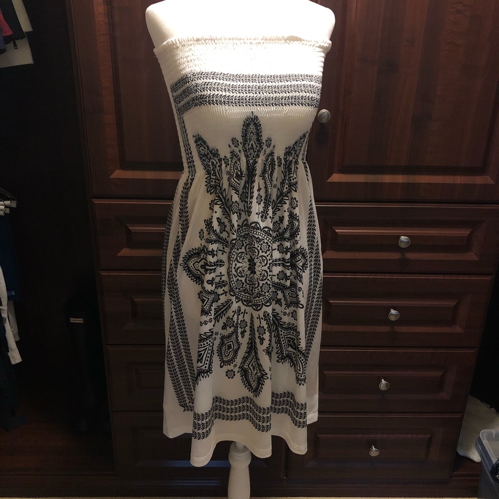 White Venus summer cover-up dress